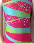Crackle Ribbon Gymnastics Leotard