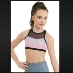 Mesh Racer Crop Top