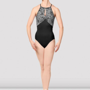 Jasmine Print Halter Neck Leotard