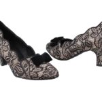 Ballroom Shoe with Floral Pattern