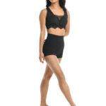 Lace Trim Sports Bra