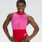 Simone Biles Scarlet Stardom Tank Leotard