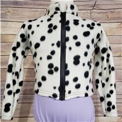 CP Enterprises "Sweater, White With Black Spots"